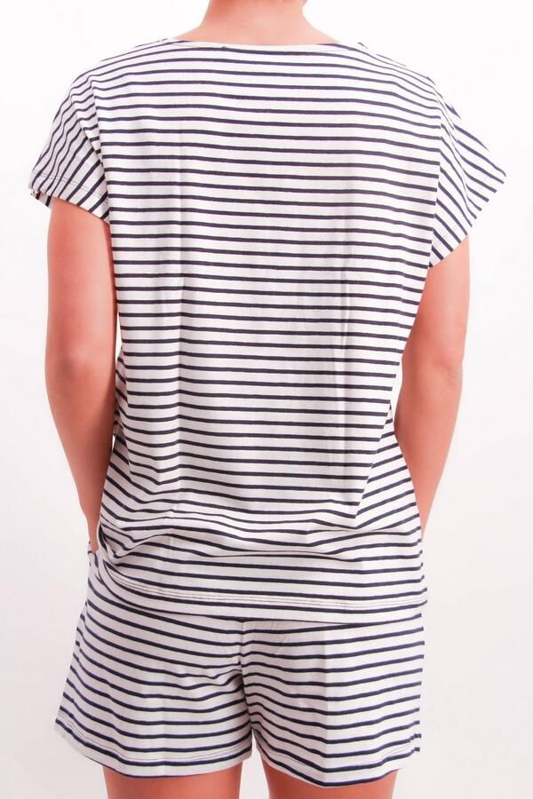 Joop! T-shirt Cosy Boot hals extra korte mouwen - Foto 2