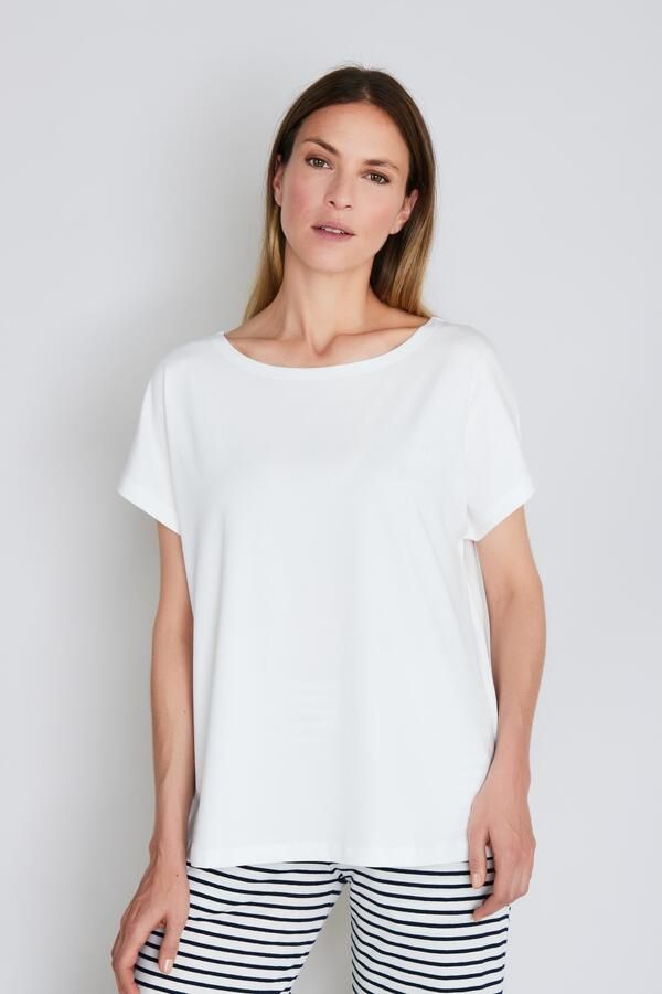 Joop! T-shirt Cosy Ronde hals korte mouwen Cotton-Stretch - Foto 5