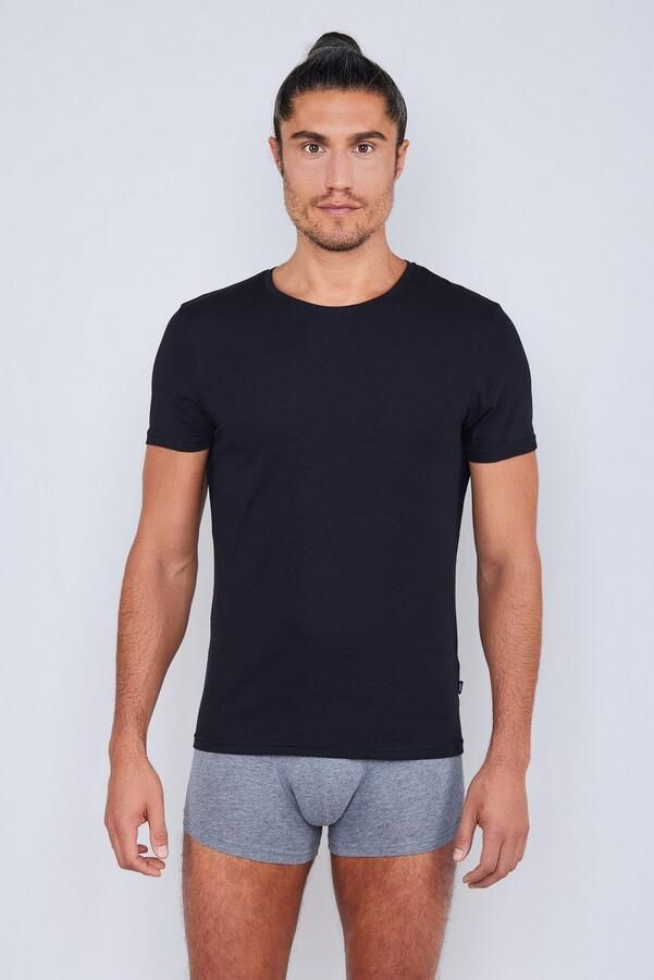 JOOP! Collection T-shirt met ronde hals in een set van 2 stuks - Foto 3