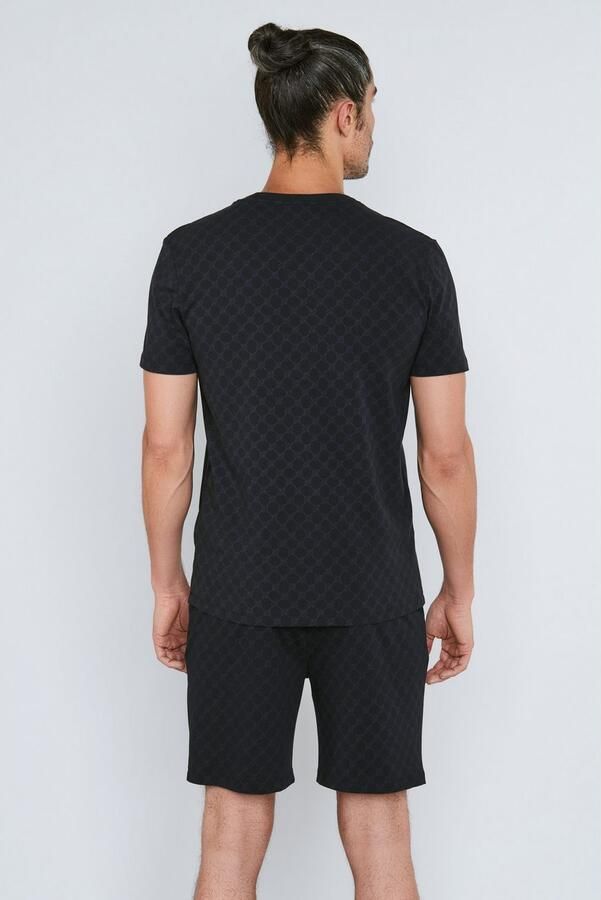 Joop! T-shirt Leisure met korenbloem-alloverprint regular fit korte mouwen - Foto 2