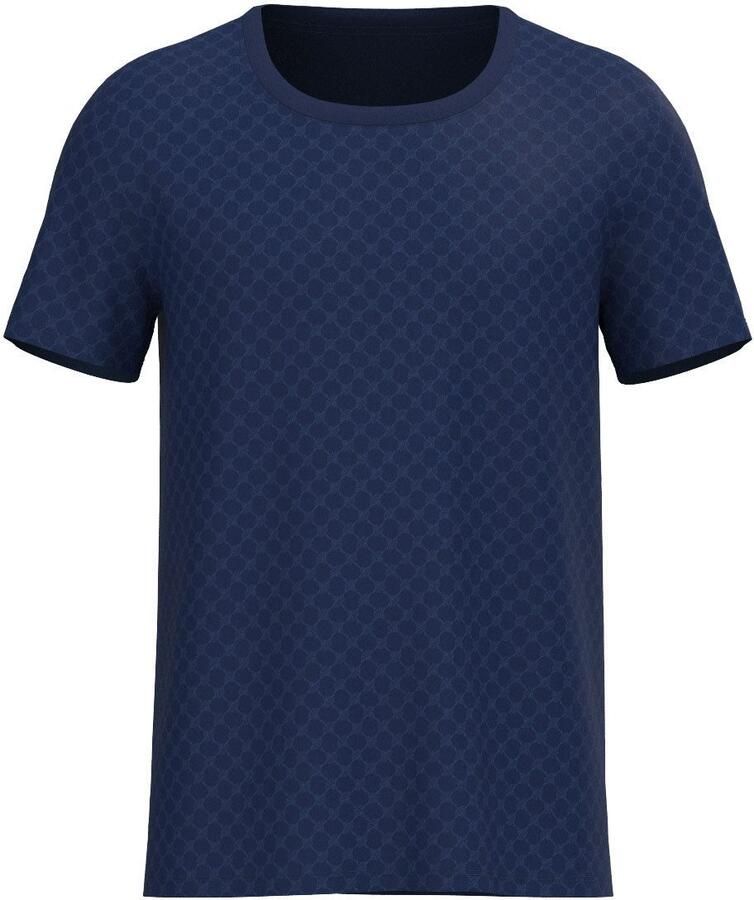 Joop! T-shirt Leisure met korenbloem-alloverprint regular fit korte mouwen