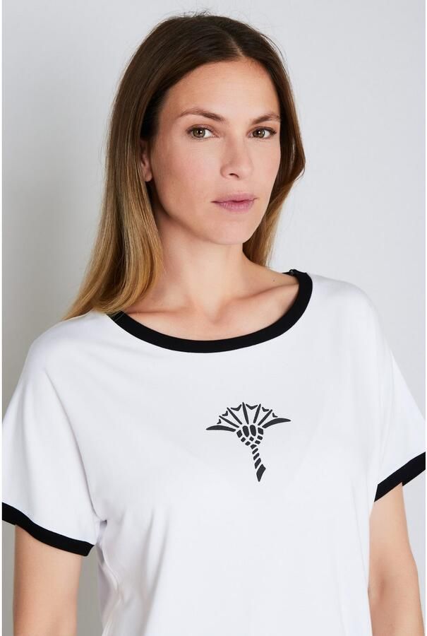 Joop! T-shirt Move Korte mouw ade d korenbloem-print - Foto 2