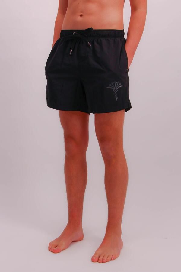 Joop! Zwemshort Solid Korenbloem-logo korte zijsplitten - Foto 2