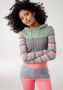 KangaROOS Capuchontrui met trendy colorblocking in verschillende streepbreedtes - Thumbnail 1