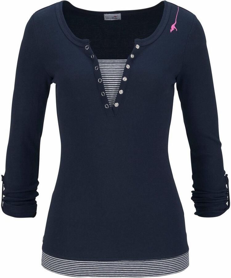 KangaROOS 2-in-1-shirt Lange mouwen zeer figuurvolgend - Foto 3