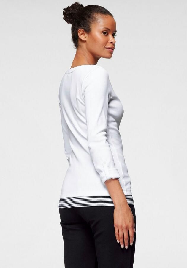 KangaROOS 2-in-1-shirt Lange mouwen zeer figuurvolgend - Foto 5