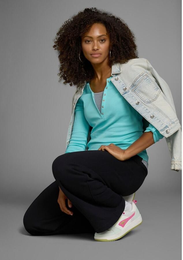 KangaROOS 2-in-1-shirt Lange mouwen zeer figuurvolgend - Foto 4