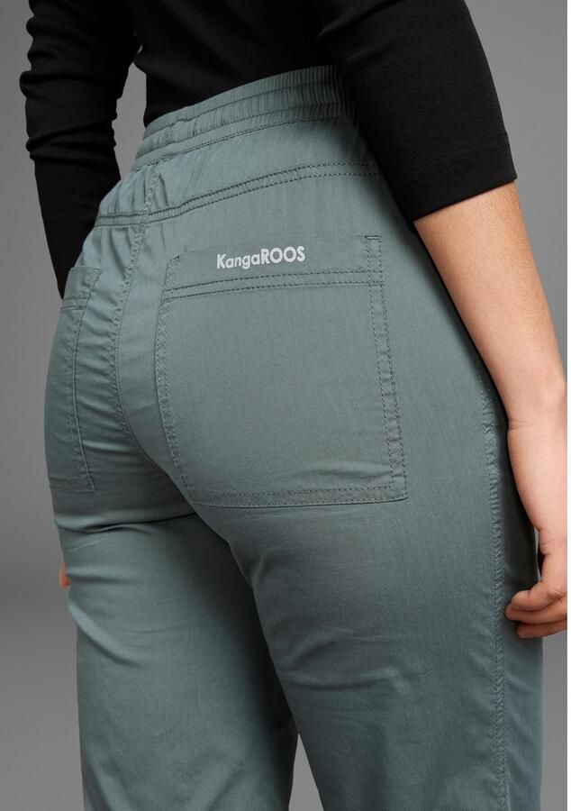 KangaROOS 3 4 broek sportieve capri met elastische taille