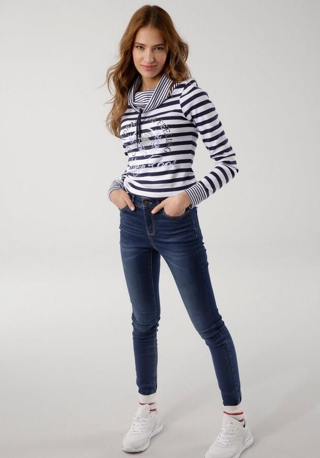 KangaROOS 5-pocket jeans SUPER SKINNY HIGH RISE enkel-lang met used-look hoge taille - Foto 4