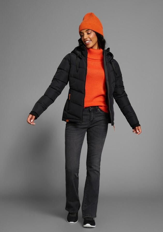 KangaROOS 5-pocket jeans uitlopende pijp used-wassing normale taillehoogte - Foto 3