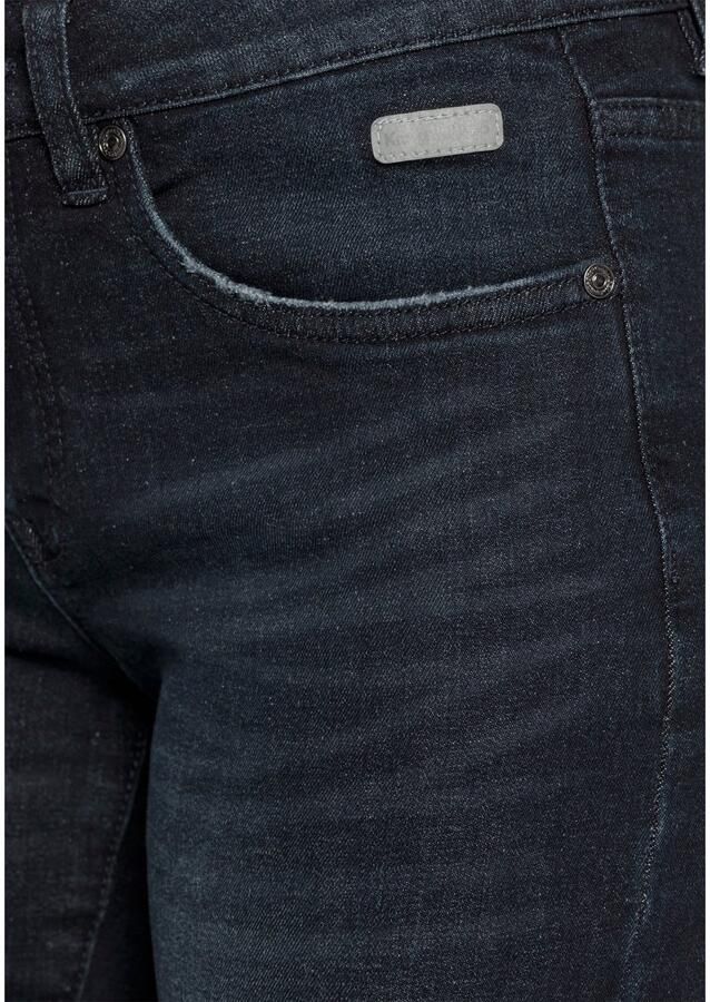KangaROOS 5-pocket jeans uitlopende pijp used-wassing normale taillehoogte