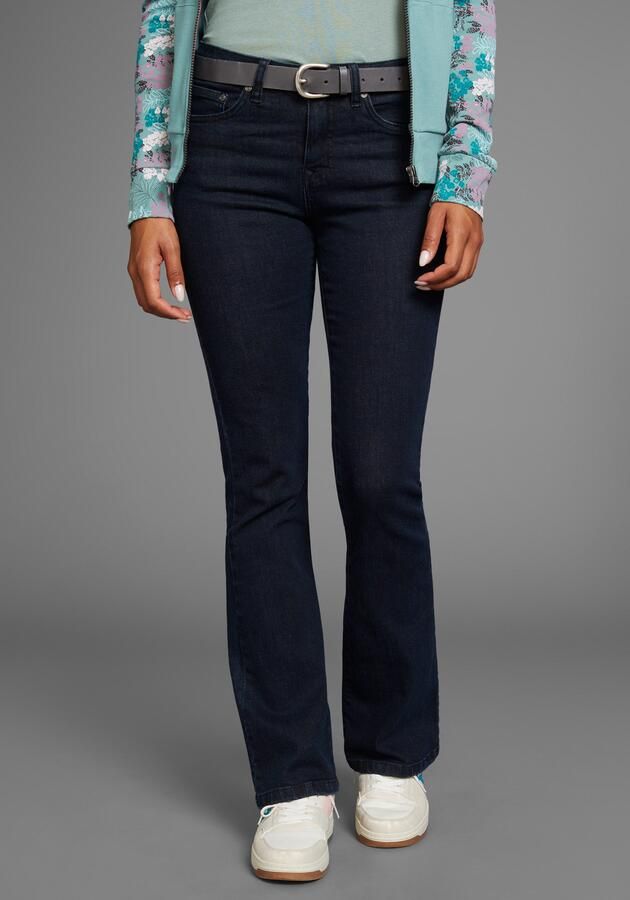 KangaROOS 5-pocket jeans uitlopende pijp used-wassing normale taillehoogte - Foto 7