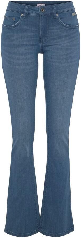 KangaROOS 5-pocket jeans uitlopende pijp used-wassing normale taillehoogte - Foto 8