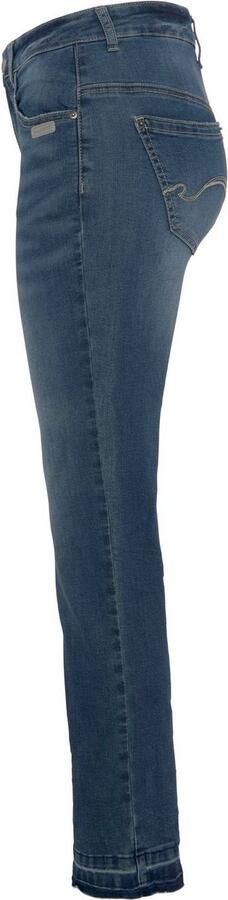 KangaROOS 7 8 jeans Culotte jeans rechte pasvorm modieuze slijtage-effecten normale taille - Foto 5