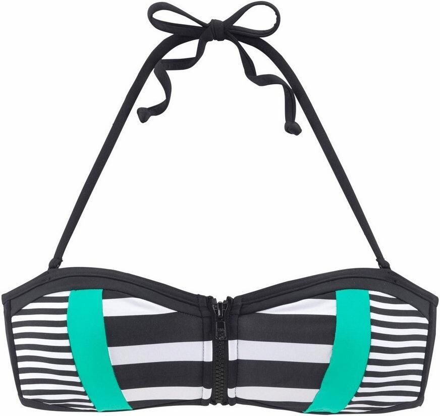 KangaROOS Bandeau-bikinitop ANITA met ritssluiting tussen de cups