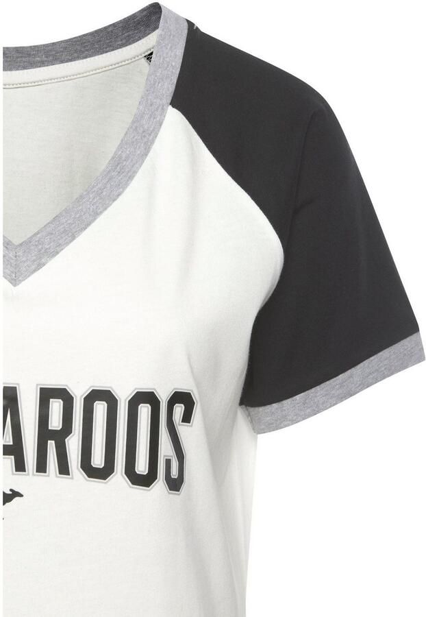 KangaROOS Big-shirt met contrastkleurige raglanmouwen - Foto 2