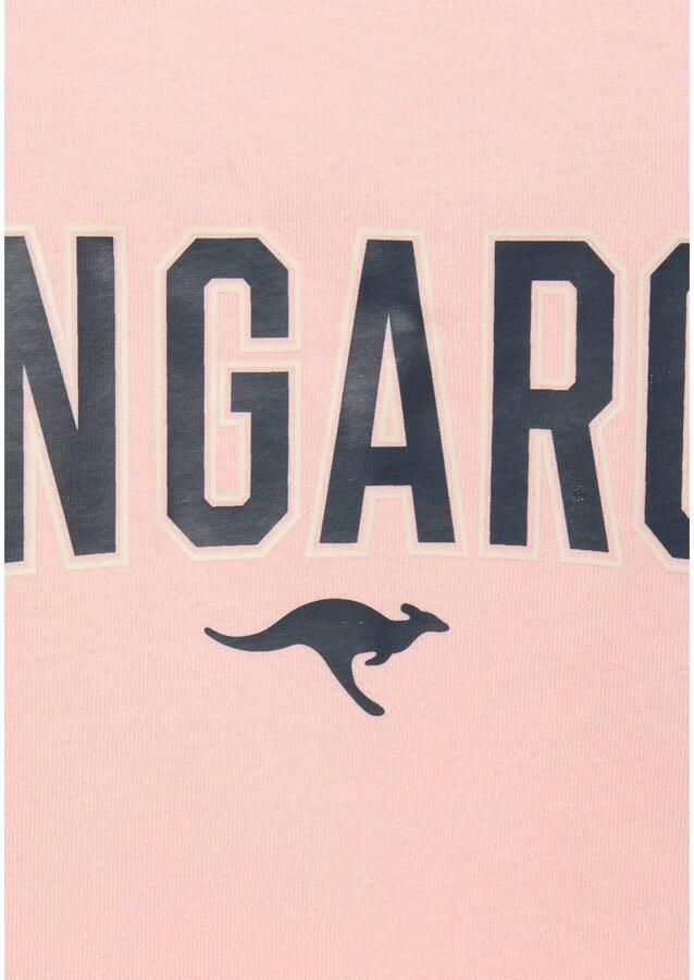 KangaROOS Big-shirt met contrastkleurige raglanmouwen