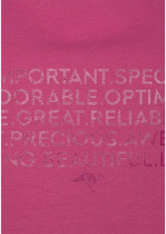 KangaROOS Big-shirt met slogan-frontprint - Foto 2