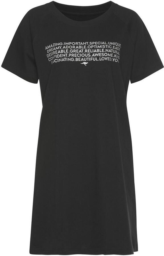 KangaROOS Big-shirt met slogan-frontprint - Foto 5