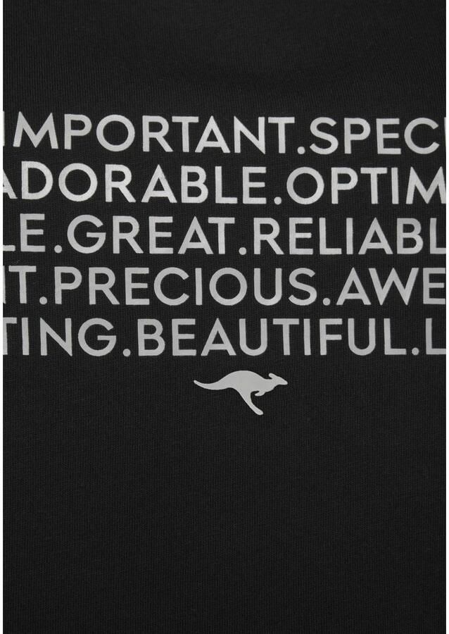 KangaROOS Big-shirt met slogan-frontprint - Foto 2