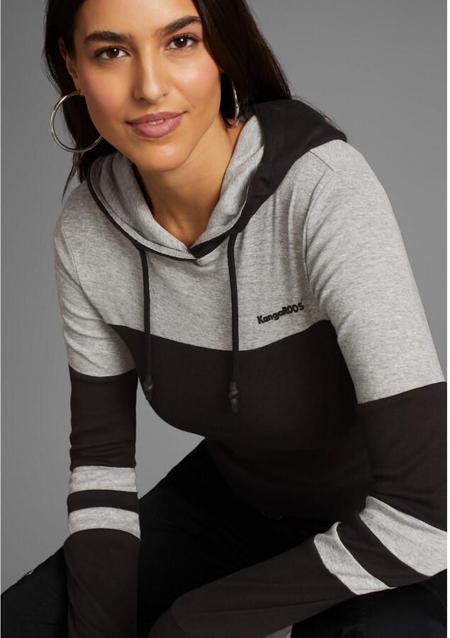 KangaROOS Capuchonshirt colourblocking-stijl