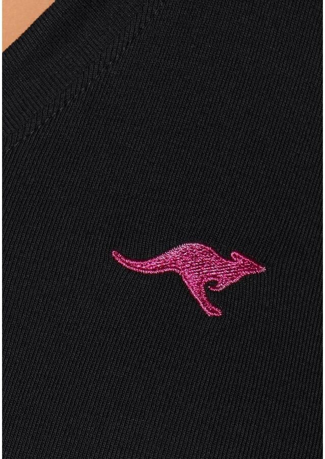 KangaROOS Capuchonshirt Lange mouw V-hals van 100% katoen grote maten - Foto 2