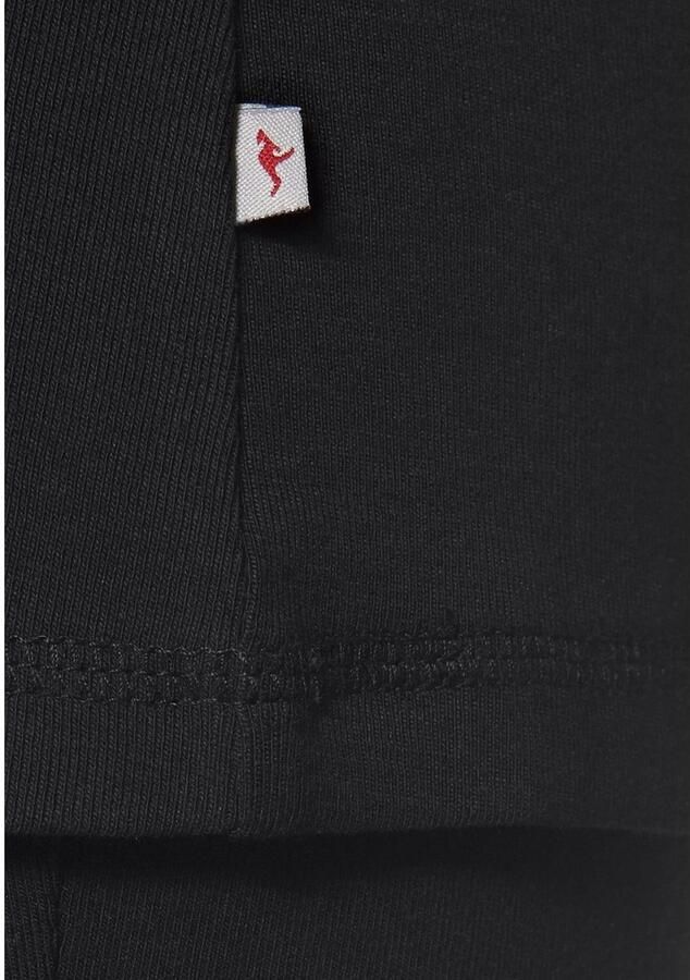 KangaROOS Capuchonshirt Lange mouw V-hals van 100% katoen grote maten - Foto 4