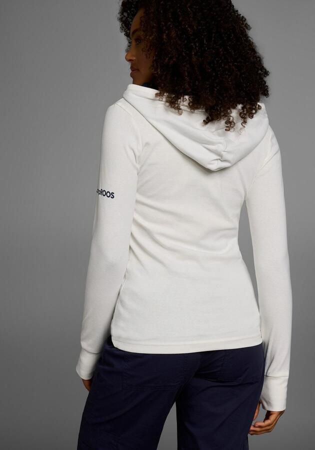 KangaROOS Capuchonshirt Lange mouwen met duimgaten figuurvolgende snit van jersey stof - Foto 6