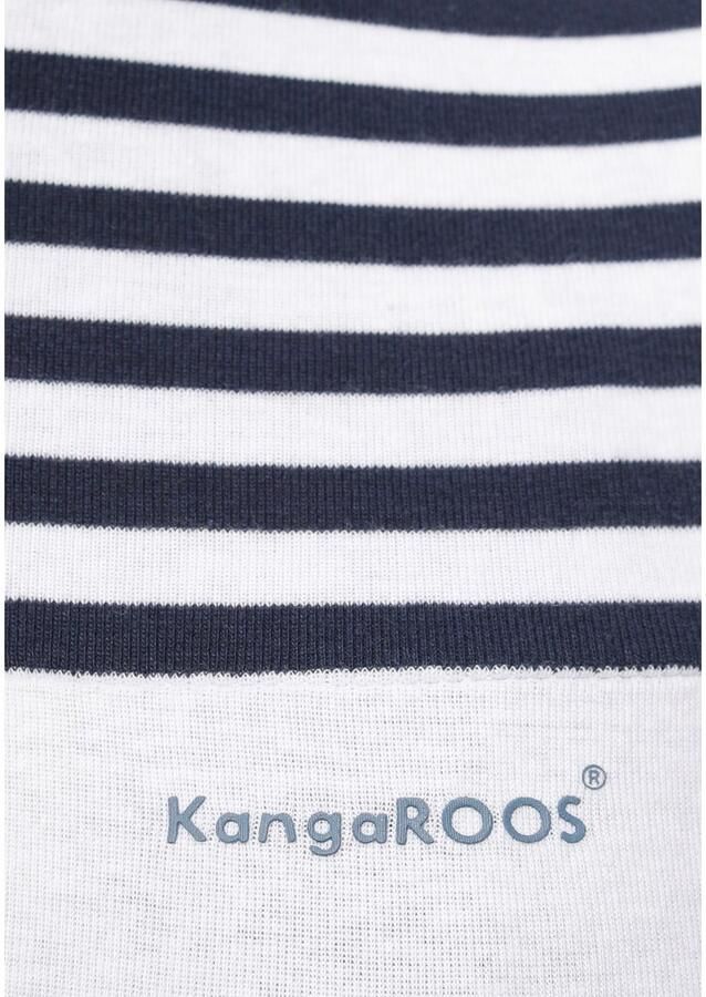KangaROOS Capuchonshirt Lange mouwen zeer figuurvolgend met colourblocking-look