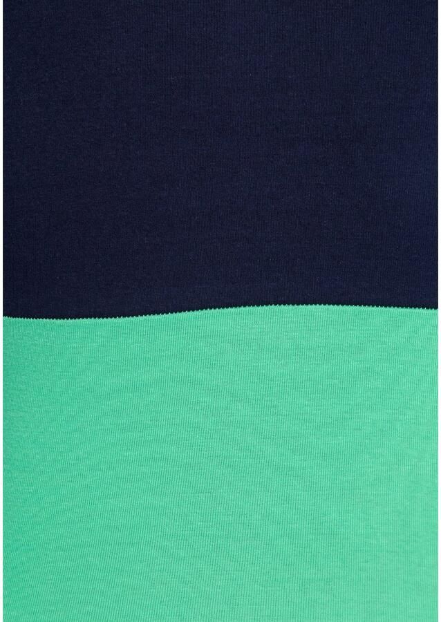 KangaROOS Capuchonshirt Lange mouwen zeer figuurvolgend met colourblocking-look