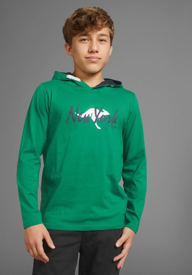 KangaROOS Capuchonshirt Logoprint voor de sportieve look - Foto 2