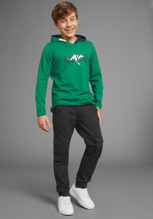 KangaROOS Capuchonshirt Logoprint voor de sportieve look - Foto 4