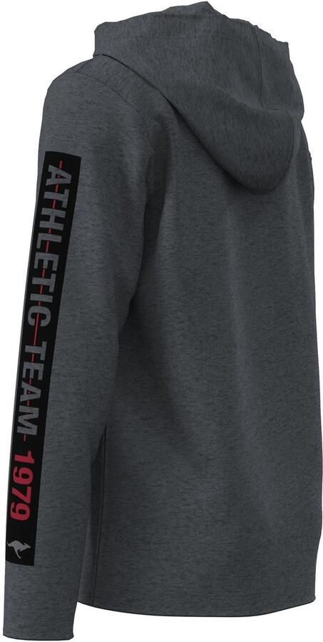 KangaROOS Capuchonshirt Shirt met mouwprint Gemêleerd shirt met capuchon en mouwprint - Foto 6