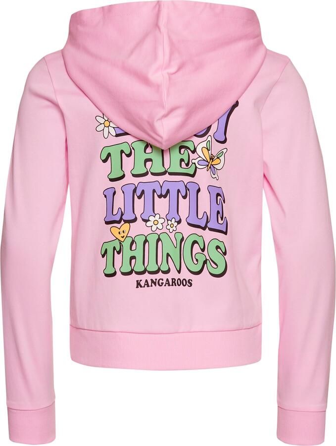 KangaROOS Capuchonshirt Shirt met rugprint