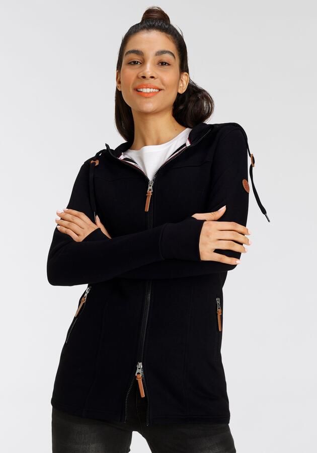 KangaROOS Capuchonsweatvest gemaakt van bijzonder zachte en dikke franse terry stof - Foto 8