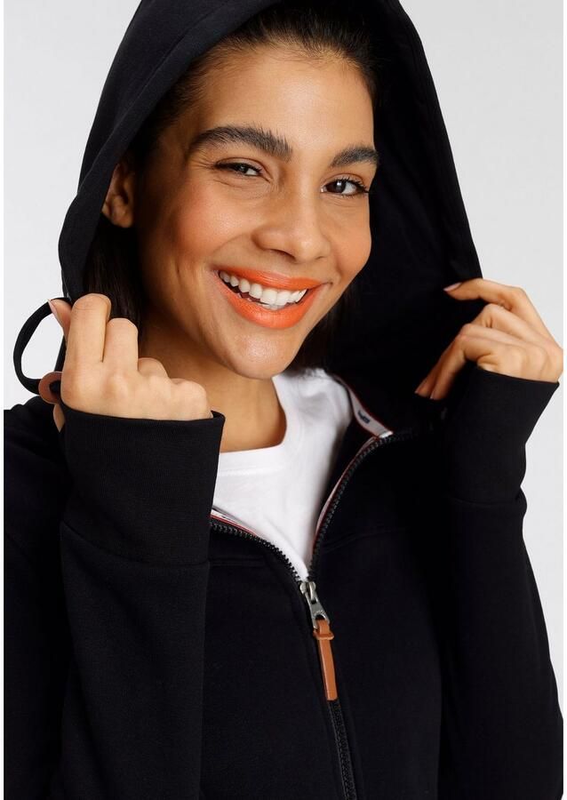 KangaROOS Capuchonsweatvest gemaakt van bijzonder zachte en dikke franse terry stof