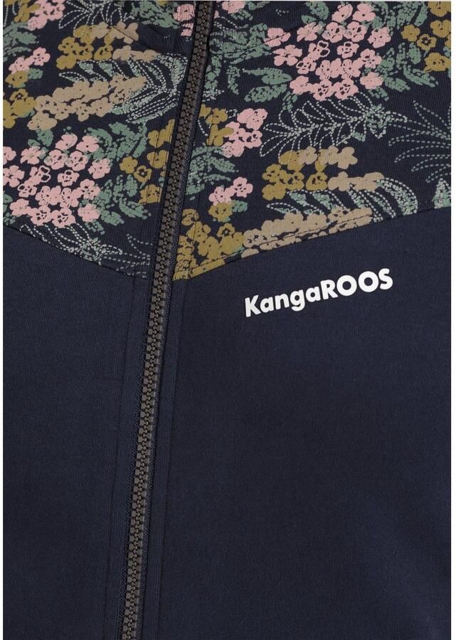 KangaROOS Capuchonsweatvest met bloemenprint - Foto 2