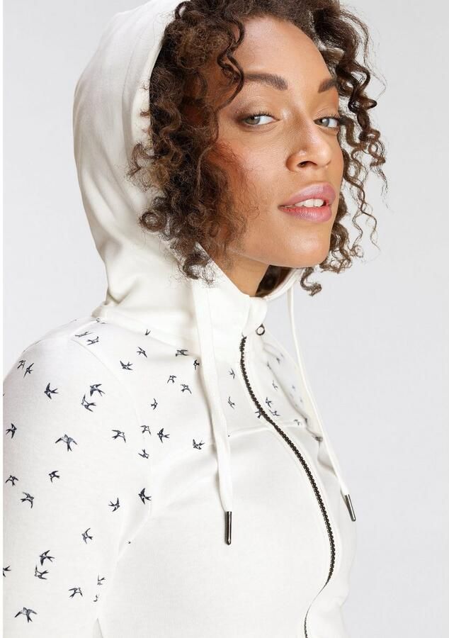 KangaROOS Capuchonsweatvest met filigraan print - Foto 2