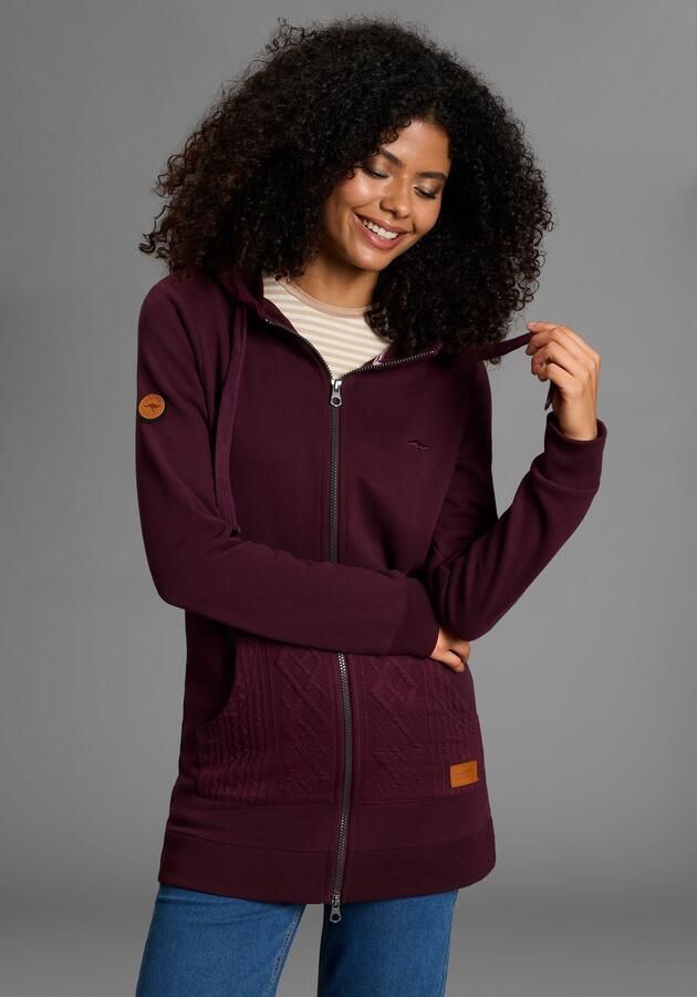 KangaROOS Capuchonsweatvest met kabelmotiefdetails - Foto 11