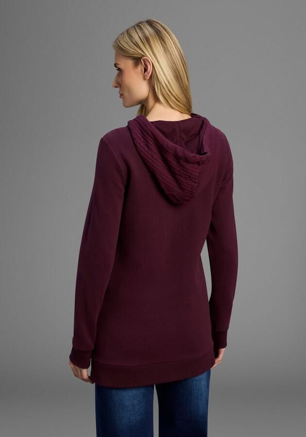 KangaROOS Capuchonsweatvest met kabelmotiefdetails - Foto 5