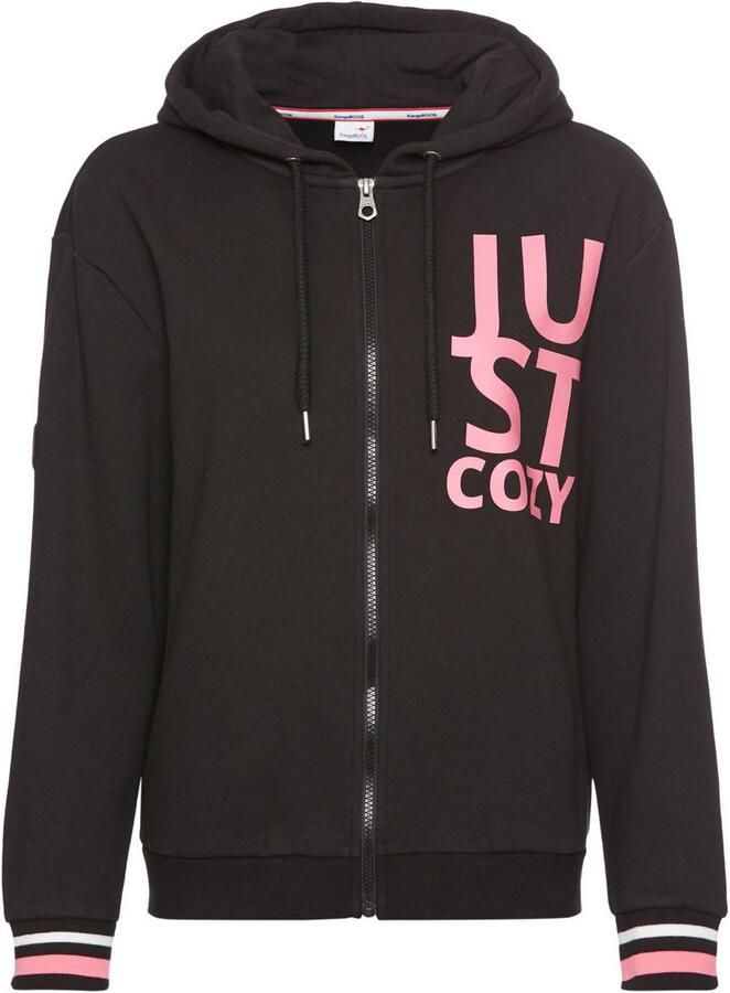 KangaROOS Capuchonsweatvest met neondetails