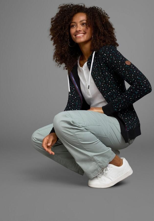 KangaROOS Capuchonsweatvest met sportieve minimal-print - Foto 9