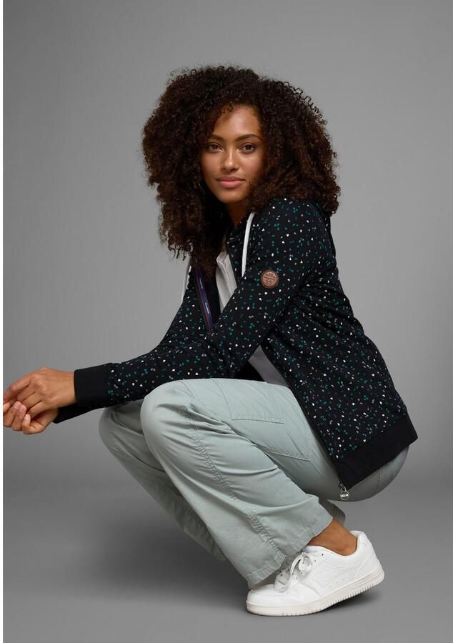 KangaROOS Capuchonsweatvest met sportieve minimal-print - Foto 2