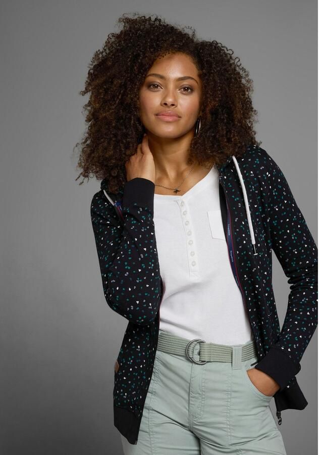 KangaROOS Capuchonsweatvest met sportieve minimal-print - Foto 3