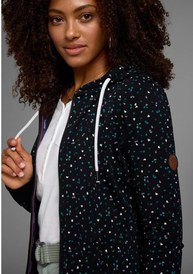 KangaROOS Capuchonsweatvest met sportieve minimal-print - Foto 4