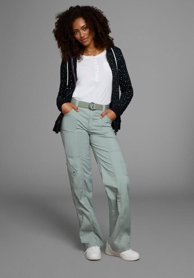 KangaROOS Capuchonsweatvest met sportieve minimal-print - Foto 10