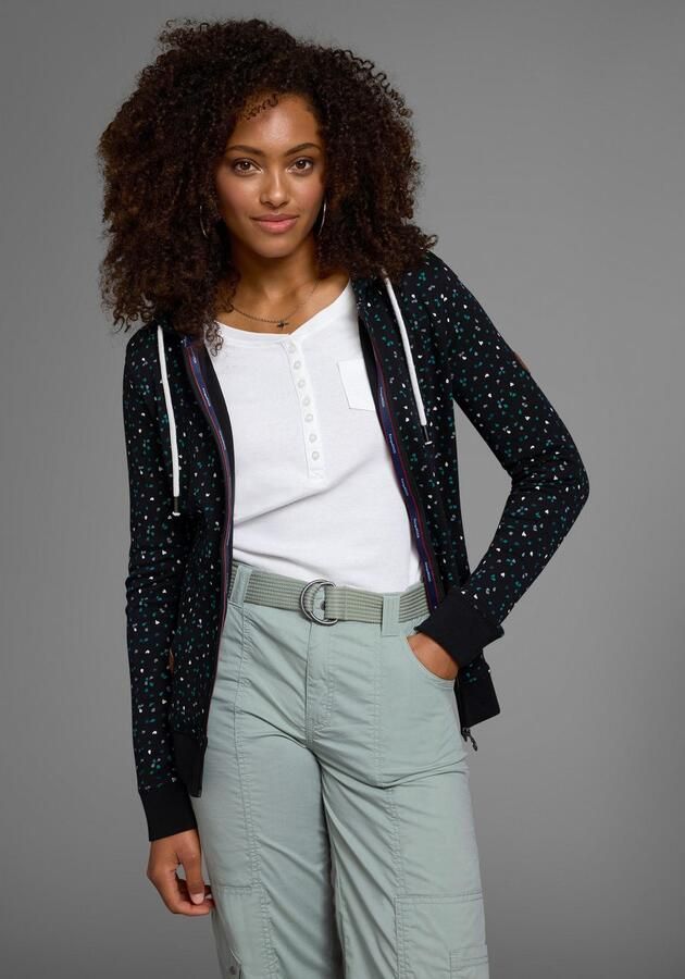 KangaROOS Capuchonsweatvest met sportieve minimal-print - Foto 12