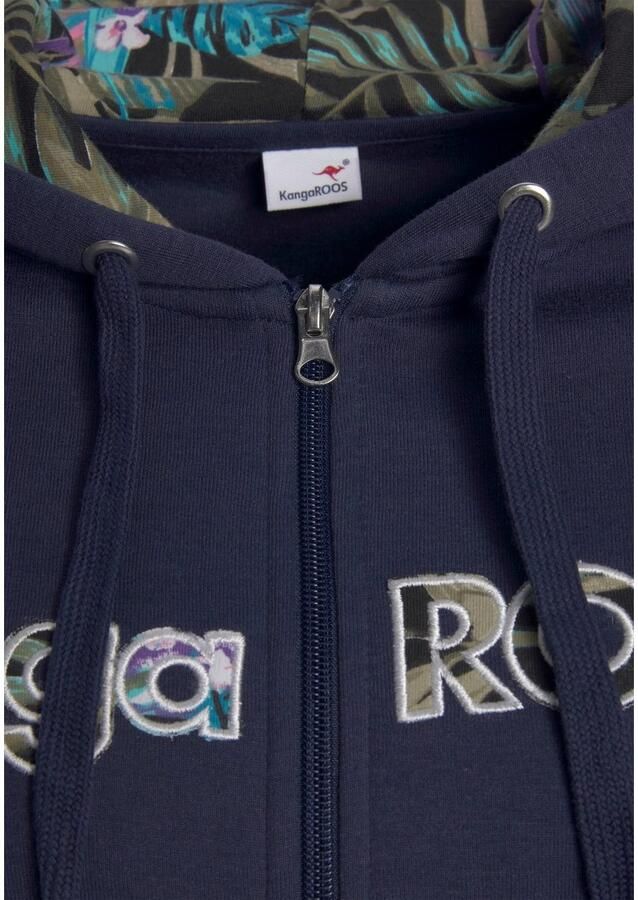 KangaROOS Capuchonsweatvest met verfijnde borduurwerk loungepak - Foto 2