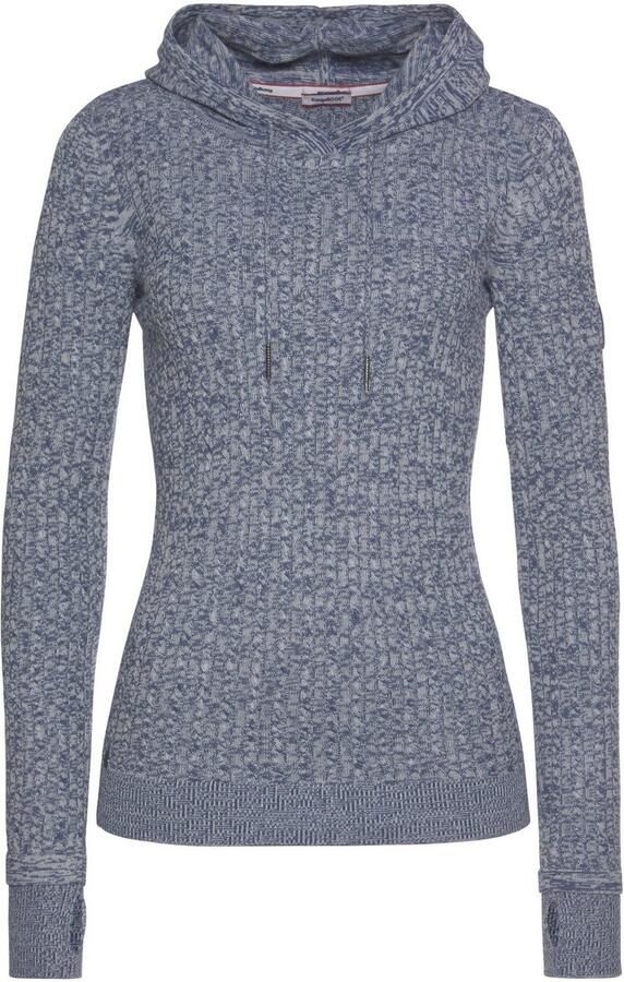 KangaROOS Capuchontrui in fijn kabelbreisel-design - Foto 7