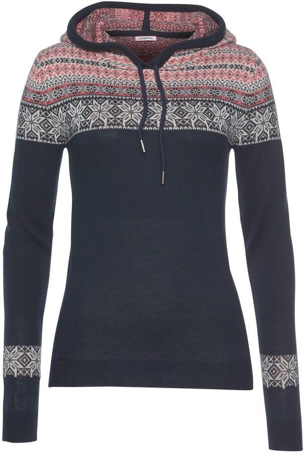 KangaROOS Capuchontrui met een geweldig patroon - Foto 5